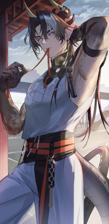 ei_17_ei's tweet photo. #重岳 #chongyue #Arknights #アークナイツ
登臨意復刻㊗
朝練後のイメージ https://t.co/pepcmXpaPr