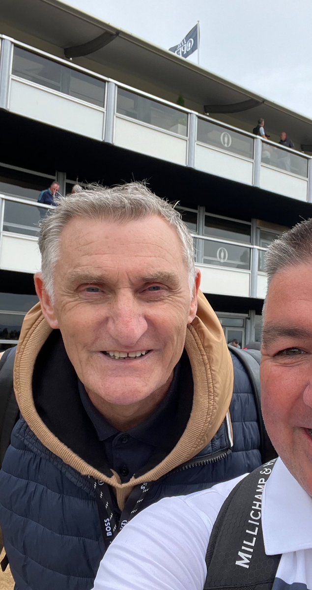 MalDickenson's tweet image. Tony Mowbray looking well at #TheOpen @JamesCopley_