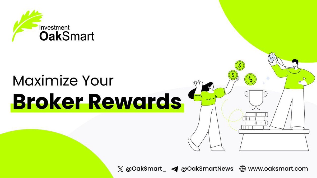 OakSmart_'s tweet photo. ⚡️ Maximize Your Broker Rewards
From G1 to higher levels, earn up to 40% broker rewards as you grow.💵💥
↪️ Maximize your potential- https://t.co/ONACTfZQrd
#BrokerRewards #PassiveIncome #OakSmart https://t.co/4byp2B7rYs