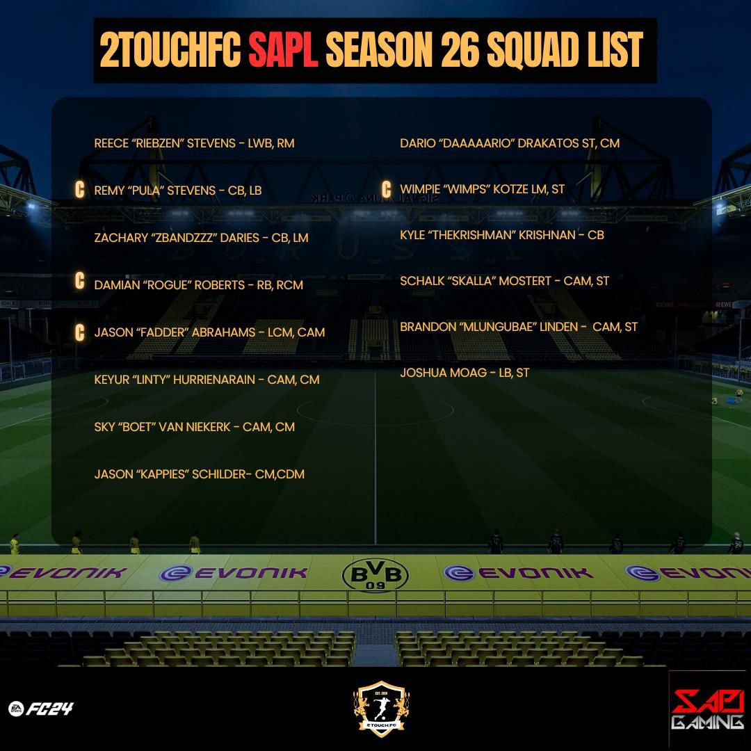 2 Touch FC tweet media