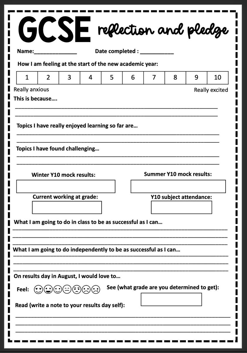 A little reflection/pledge activity for my Y11s for the start of the new academic year

Link: drive.google.com/file/d/1J3Kzyj…