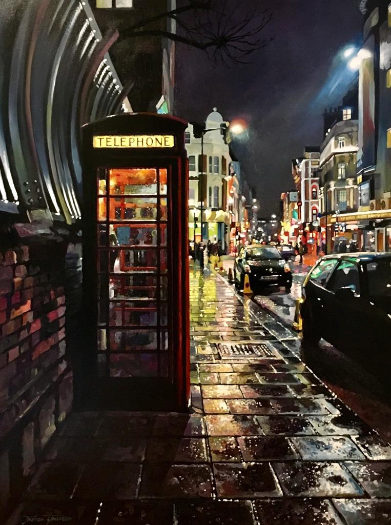 Jonathan Stewardson will be back in Hitchin for his solo show of 2024! 

'Jonathan Stewardson: Painting the Town’ Friday 11th October at Arkley Fine Art. 

Click the link below to register your interest:

arkleyfineart.co.uk/viewing-room/5…

Painting: 'Wardour St, Bollards'