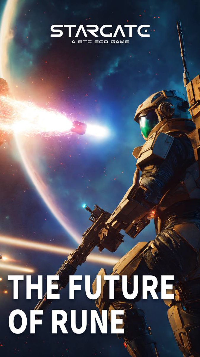 🌌 Stargate: Building the Future of Rune, Step by Step! 🚀
✨ Join us on this epic journey as we create a groundbreaking BTC eco game. Your participation is the key to our success. 🌟 Let's shape the future together! 🤝

#Stargate #Rune #Crypto #DeFi #NFT #Web3