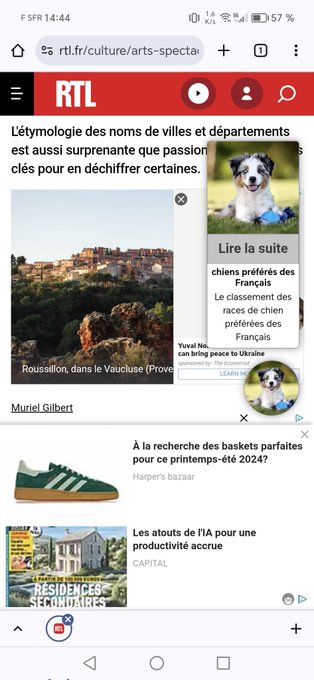 Les sites comme &ccedil;a, sur mobile c'est illisible. @RTLFrance https://t.co/X9TqeEU4VU