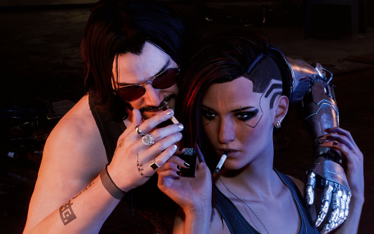 Hopaylight's tweet image. A moment in Dogtown
#Cyberpunk2077 #VirtualPhotograhy #Cyberpunk2077PhotoMode #Silverv #JohnnySilverhand #ValerieCyberpunk2077 #FemaleV