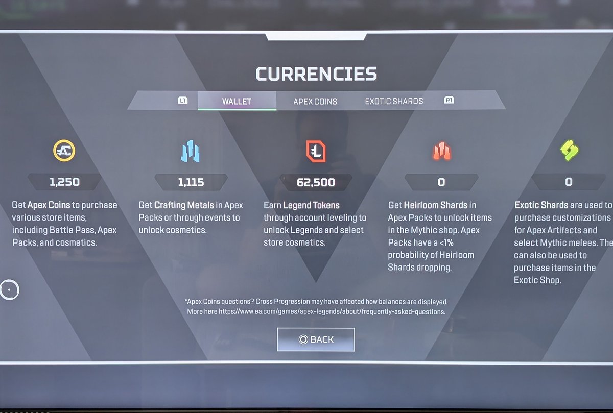 ▚▚▚▚▚ (@xedeuqs) on Twitter photo Entire countries use one currency for literally EVERYTHING, but for video games we need 10 currencies..
To add insult to injury, they no longer accept ANY of those for the Battle pass next season WTF????
<a href="/Respawn/">Respawn</a>
<a href="/PlayApex/">Apex Legends</a> <a href="/EA/">Electronic Arts</a>
#ApexLegends Entire countries use one currency for literally EVERYTHING, but for video games we need 10 currencies..
To add insult to injury, they no longer accept ANY of those for the Battle pass next season WTF????
<a href="/Respawn/">Respawn</a>
<a href="/PlayApex/">Apex Legends</a> <a href="/EA/">Electronic Arts</a>
#ApexLegends