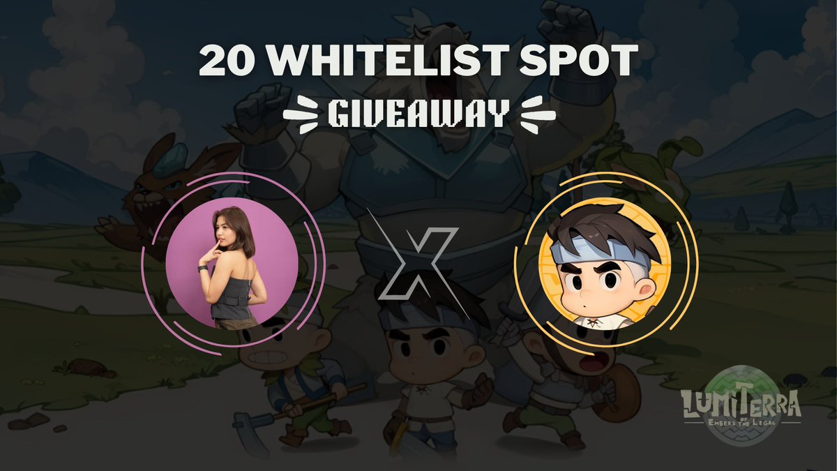 hezelya's tweet image. Excited to share that @LumiterraGame has provided us with 20 WLs for their upcoming closed beta!

Mechanics:
1⃣ Follow me @hezelya &amp;amp; @LumiterraGame
2⃣ Like &amp;amp; RT
3⃣ Tag 3 friends + comment #Lumiterra #Ronin

Will pick 10 winners here on Twitter and on my FB page.
Results in 24hrs.