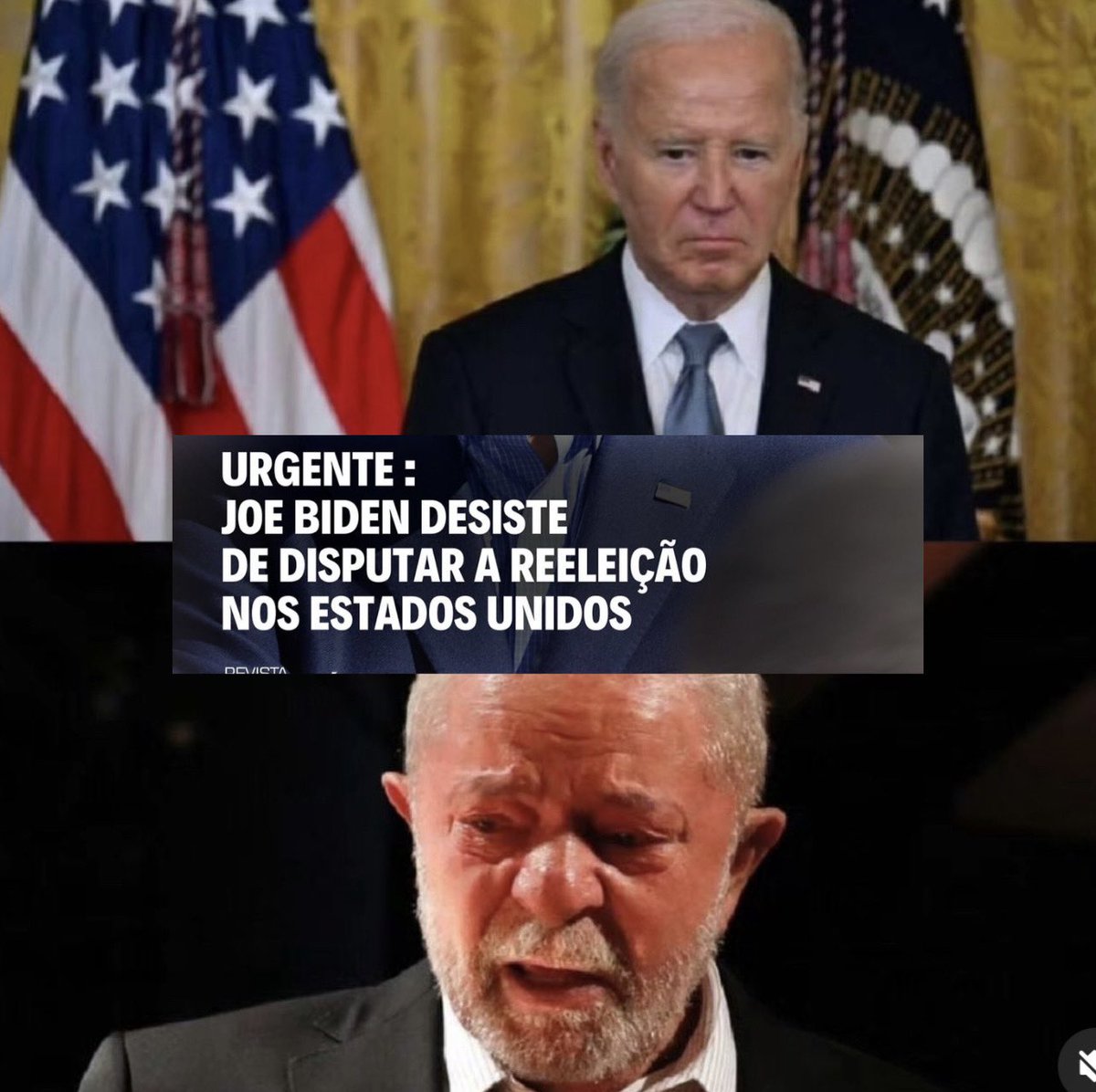 Sem Joe Biden ✅
Sem Lula … (carregando)