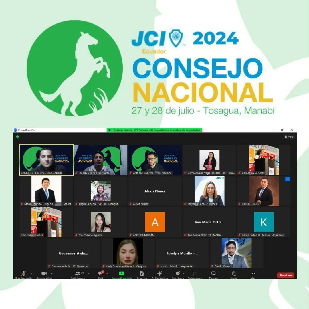 ¡El lanzamiento del Consejo Nacional JCI Ecuador 2024 fue un éxito! 🎉 Gracias a todos por acompañarnos. Estamos listos para transformar juntos. 🚀 #JCI #Lanzamiento2024 #Transformación #Ecuador #JCI2024