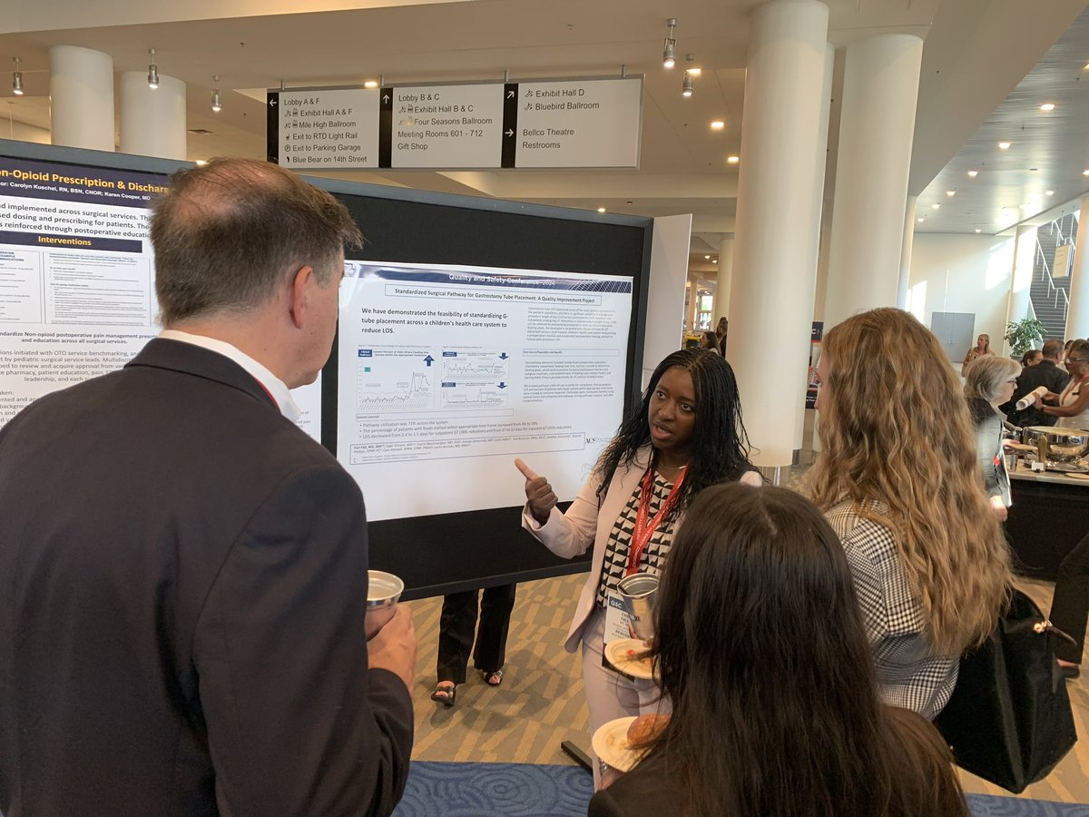 Sage Vincent, MD (@_sagevincent) on Twitter photo Wrapping up an excellent couple of days at #ACSQSC24. What a great forum to discuss some of the work we’re doing in Pediatric Surgery <a href="/Nemours/">Nemours Children's Health</a>, learn from Quality and Safety giants and connect with the <a href="/JEFFsurgery/">Jefferson Surgery</a> cohort in Denver, CO. Wrapping up an excellent couple of days at #ACSQSC24. What a great forum to discuss some of the work we’re doing in Pediatric Surgery <a href="/Nemours/">Nemours Children's Health</a>, learn from Quality and Safety giants and connect with the <a href="/JEFFsurgery/">Jefferson Surgery</a> cohort in Denver, CO.