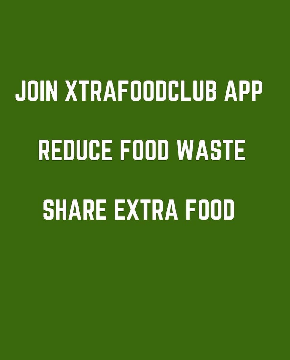 XtraFood's tweet photo. Join XtraFoodClub app today and reduce #food waste. #freefood #share #foodshare #sharefood #extrafood #climatechange https://t.co/wGWzjpwhOp
