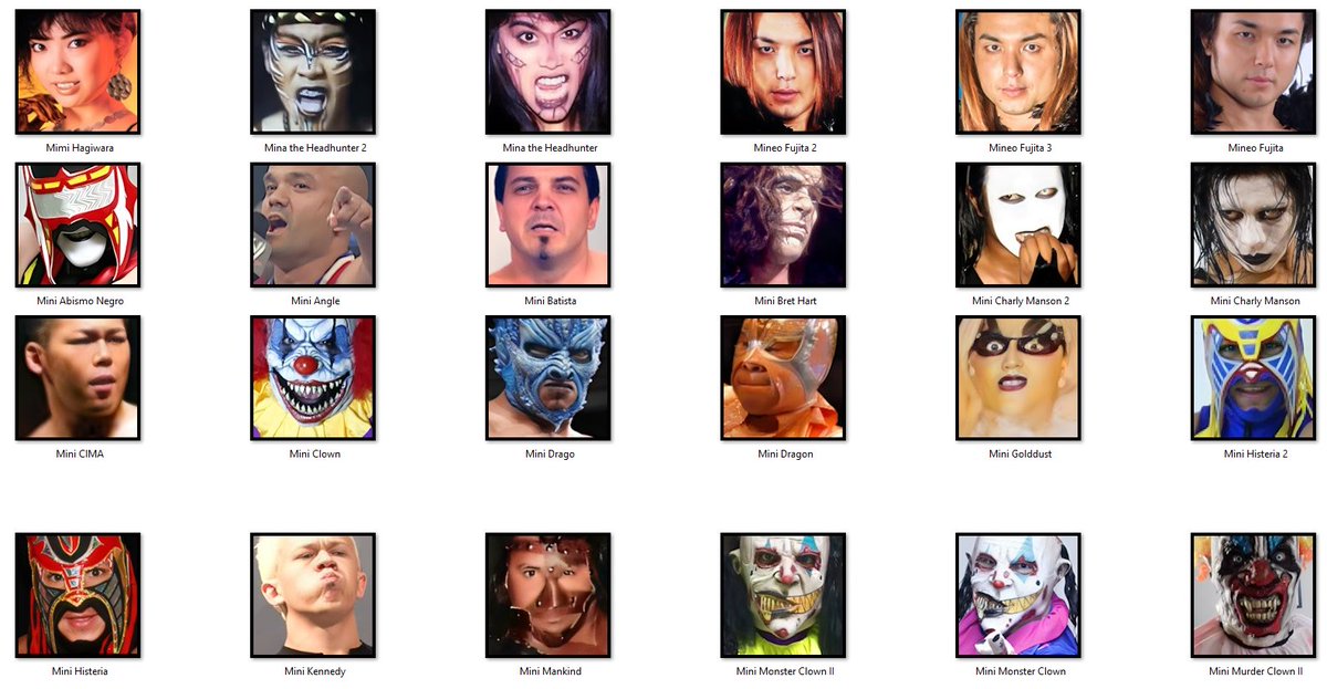 Asaemon6's tweet photo. Preview of the new high quality JPGs in the upcoming AmP Graphics for Pro Wrestling Promoter, Pro Wrestling Sim and Total Extreme Wrestling. AmP is a game changer for 1980 to 2002 scenarios. Over 11000 enhanced images
Mini Mankind
#PWP #PWS #TEWIX #TEW2020 #TEW2016 #WRESTLING https://t.co/6tGiZ3dlaJ