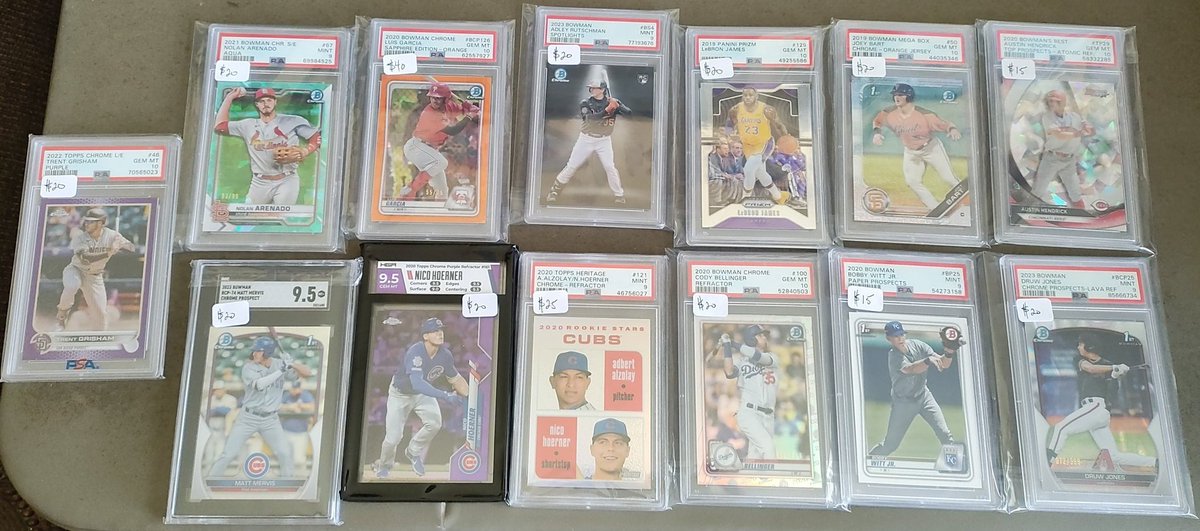 Hoerner1st2018's tweet photo. Building up the display case for the big show
Prices are on cards
Deal on multiple
Let me know if anything catches your eye
Add to your #WackyStack
Happy collecting everyone
@sports_sell
@CodiDaReposter
@84baseballcards
@ILOVECOLLECTIN1 https://t.co/IlI0UkYSXk