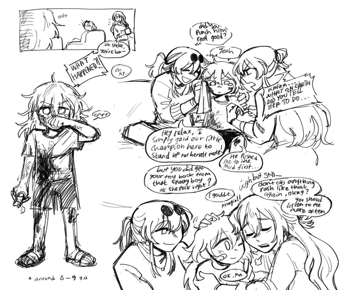 ppyuuingles's tweet photo. misc fam au doodles <3 #kafhime https://t.co/Sm5KOvD25G