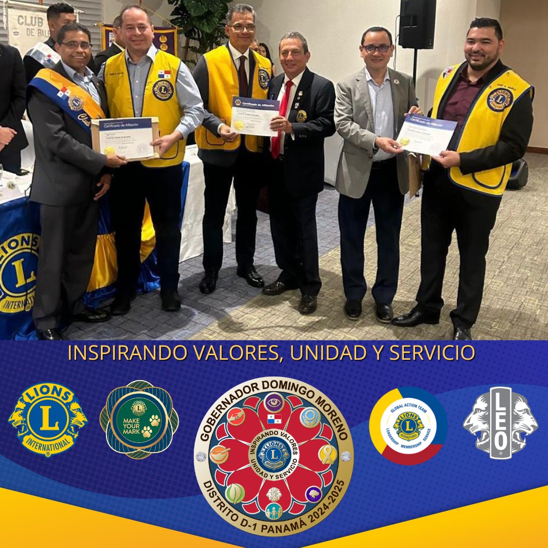 Me place anunciar que tenemos 3 socios nuevos en Club de Leones de Balboa, siendo uno de ellos mi ahijado.
@clubdeleonesdebalboa
.
.
.
.
.
#WESERVE #LionsInternational
#LeonesD1panama
#DejeSuHuella #InspirandoValores
#NosotrosServimos