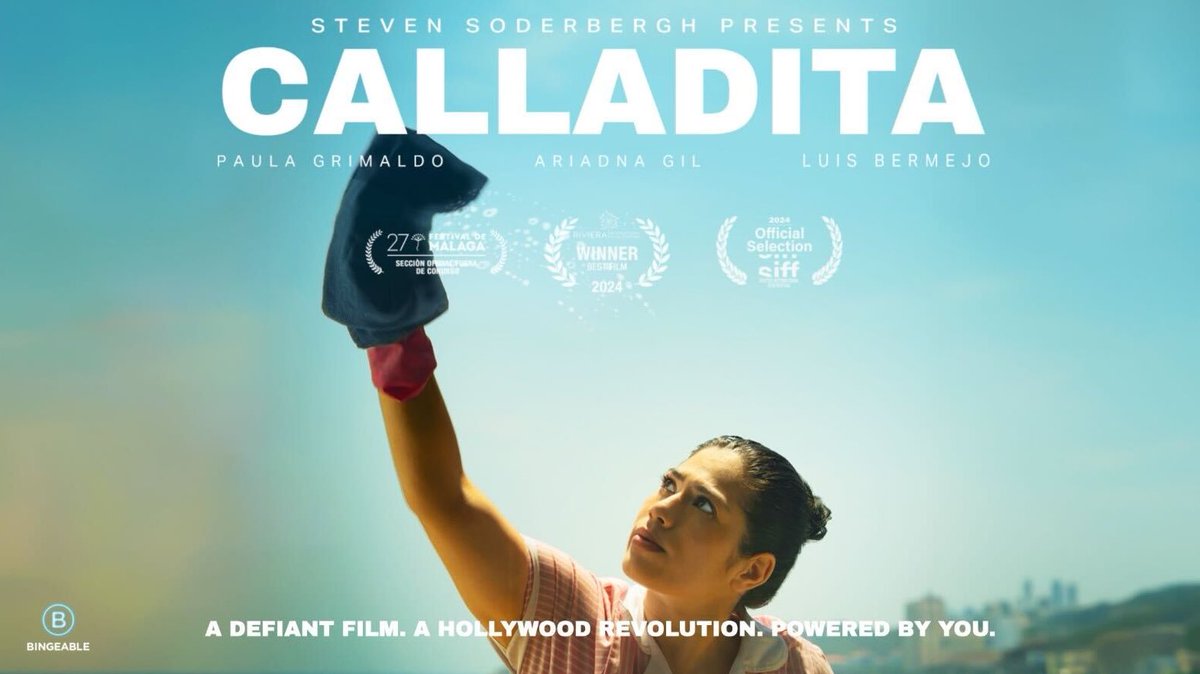 KarlaA319's tweet photo. 10/10: WATCH & EARN 👀

CALLADITA is Coming Soon to a Bingeable channel YOU create or you want to watch from. Empowering creators, stars of the project, influencers, celebrities, friends, and fans to promote and get paid for sharing with others.

START HERE: https://t.co/LBEjS6SV1Z

“... hopefully we can spark a revolution that helps many other filmmakers from around the world to get their passion projects funded thanks to NFTs, so that we can have a more diverse, passionate and creator-led cinema.” -@miguelfaus