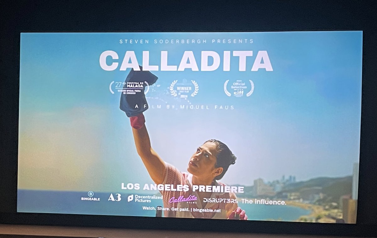 KarlaA319's tweet photo. 9/10: Red Carpet Premier 📸

If this is your first time hearing of CALLADITA then now you know: creator led communities is the revolutionary meta.

And because community is everything, now YOU are also able to participate in the distribution & amplification of this special film for its North America release which kicked off with a Red Carpet Premiere in Hollywood this week. The event showcased how creators and their audiences alike will be financial beneficiaries of the art, as it should be.

Proving what our friend Stephen Murray has pressed:
“If we change the world for creators, creators will change the world.” - @s_bingeable