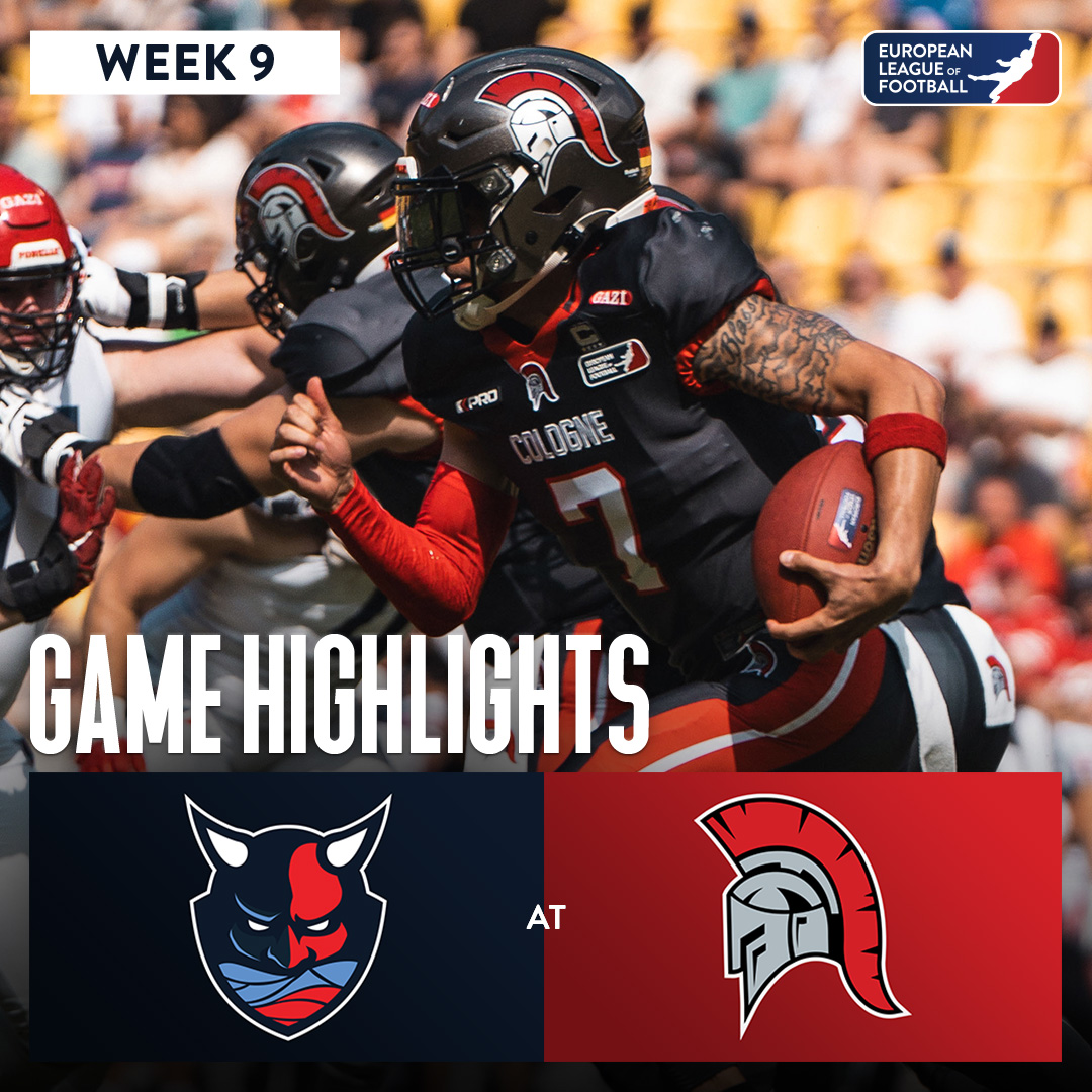 ELF_Official's tweet photo. After an intense final phase, Cologne wins over the Sea Devils. Click below to watch the Game Highlights of #HSDatCCE now ⤵️