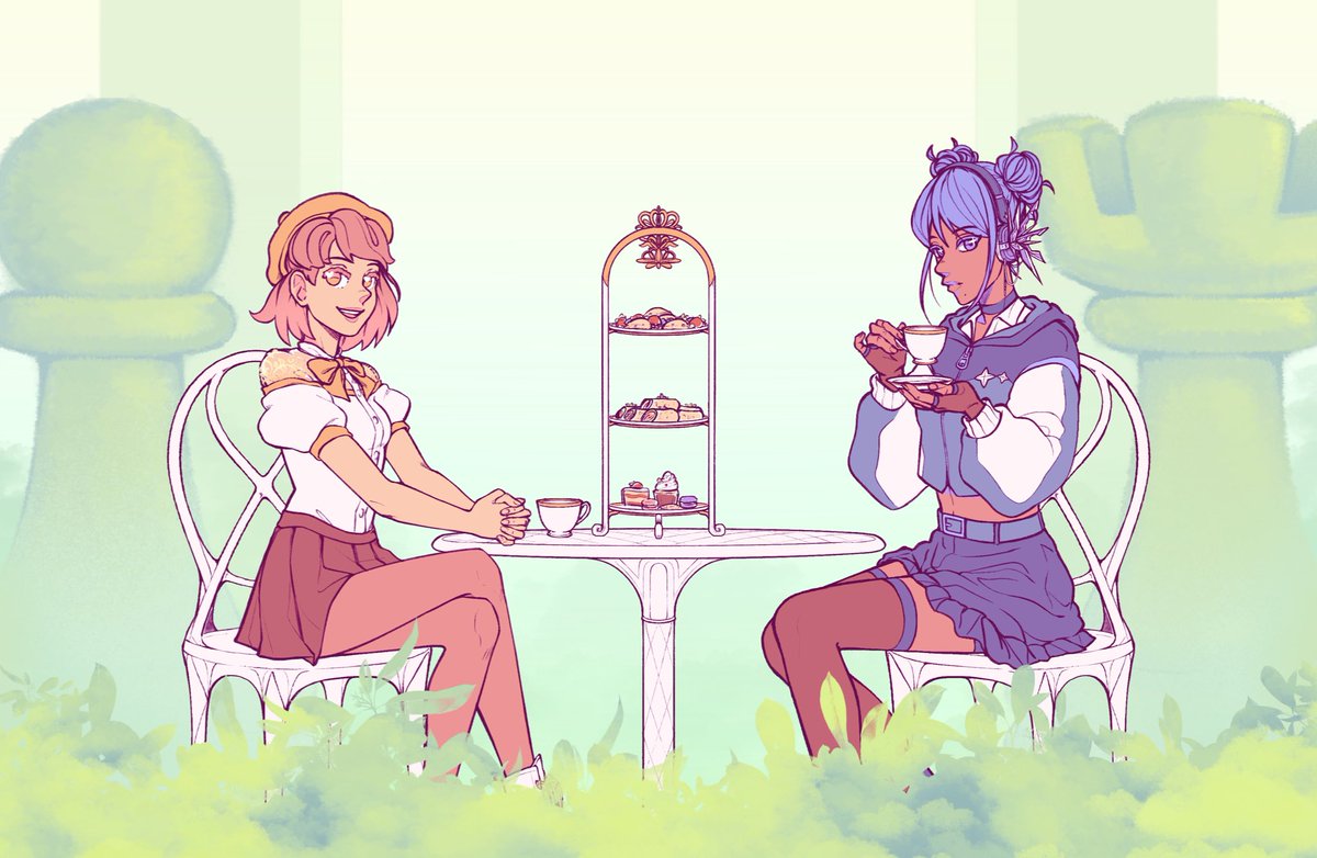 plumivrs's tweet photo. what I’ve been up to lately! i am doing character design and illustration for an upcoming indie game called checkmate: capturing love!

we still have a lot to do, but you can check out our backerkit link if you’d like to stay in the loop ✨♟️ https://t.co/ypuTs8i1qM