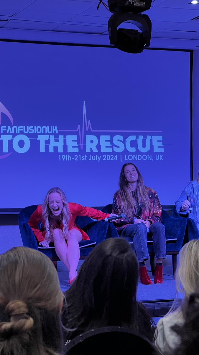 Don’t remember what was happening here but Stefania looks as if she’s proud that she made Danielle laugh