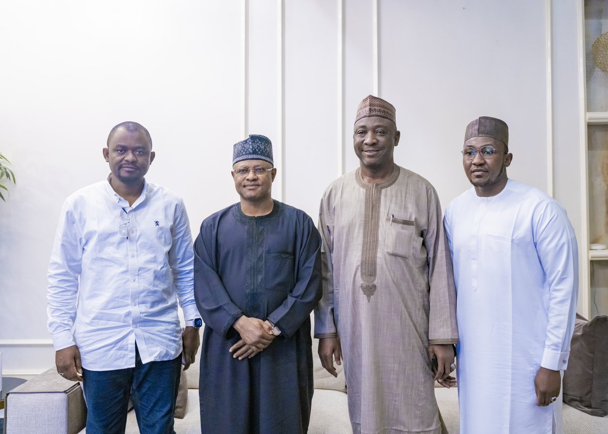 Governor Uba Sani received a courtesy visit from the Chairman, Nigeria Football Federation (NFF), Alh. Ibrahim Musa Gusau. The meeting is part of efforts by the KDSG at enhancing &amp; developing sports initiatives that will create opportunities for the teeming youths in Kaduna State