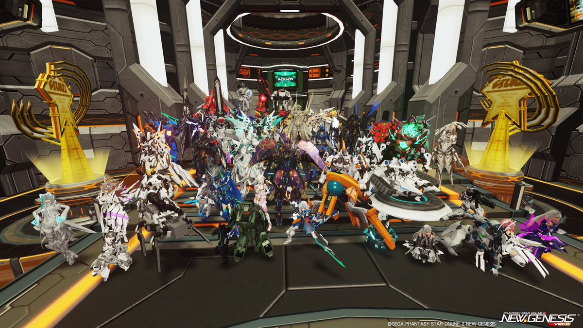 721naffuy's tweet image. 開会集合SSと閉会前の集合SS、こうみると凄い数のキャストだ…皆さん個性的でアクセサリーの使いかた等の色々参考になりそう( 'ω'   )
フリータイム中でのイカズチさんとのSS....白い体に青いラインのイケメンキャストですわ〜
皆さん集会お疲れ様でした！
#キャストはいいぞ
#PSO2NGS #CAST_MEET2024