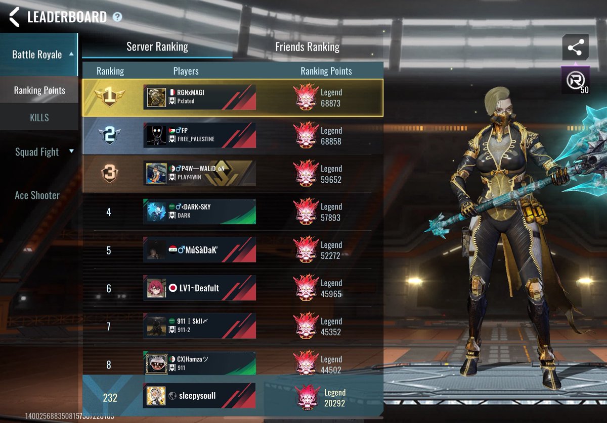 Unstoppable Magistral reaches #1 in Leaderboard AGAIN! <a href="/MAGISTR4Lrgn/">MAGISTR4L</a> 

#BloodStrike