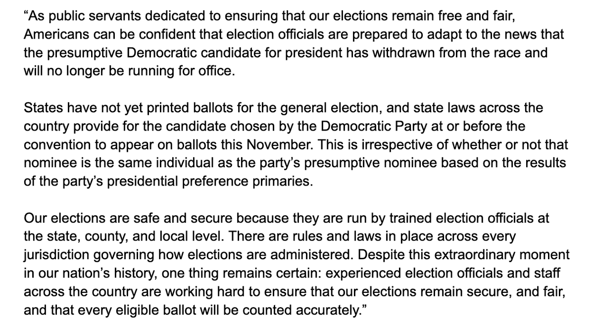 IssueOneReform's tweet photo. Statement: Members of Issue One's Faces of Democracy campaign reassure voters in wake of changes to Democratic presidential ticket. More: https://t.co/eTyBcq5pzK https://t.co/LyqBC2sArA