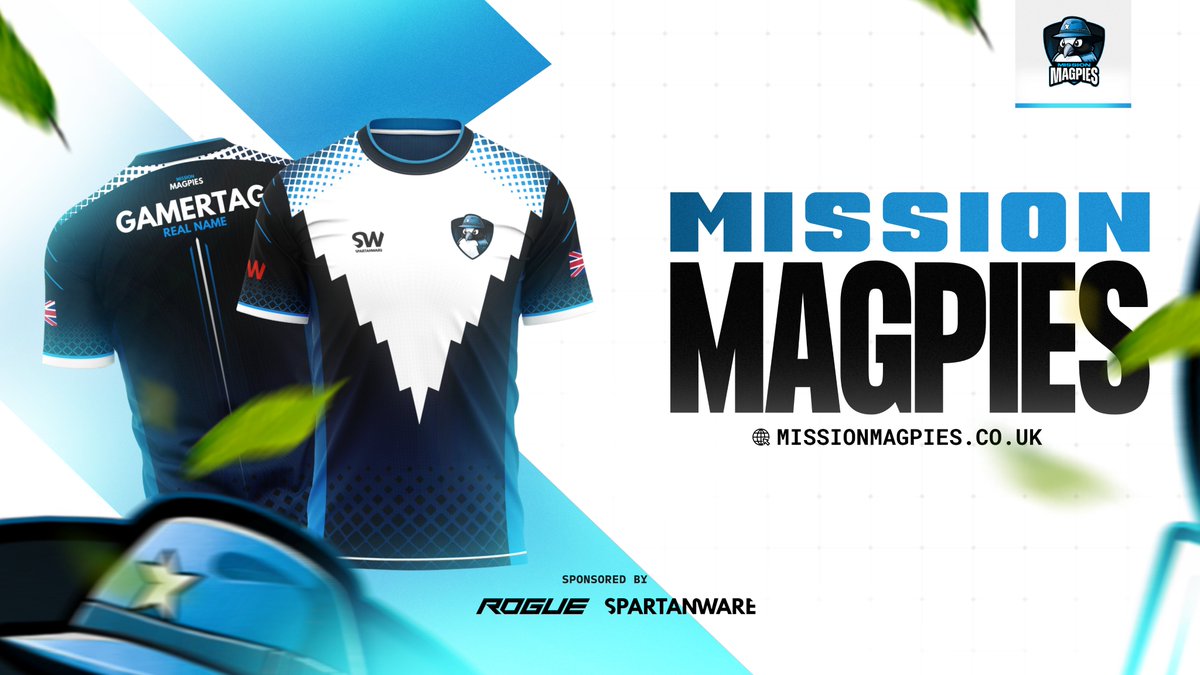 To celebrate another COD Champs final and symbolise our journey to get there...

We are teaming up with <a href="/Spartan_Ware/">SpartanWare</a> to give away one of our brand new jerseys!

For a chance to WIN you must LIKE, RT and FOLLOW <a href="/MissionMagpies/">Team MM</a> &amp; <a href="/Spartan_Ware/">SpartanWare</a>.

Drawn 12pm BST - COD ESWC FINAL DAY