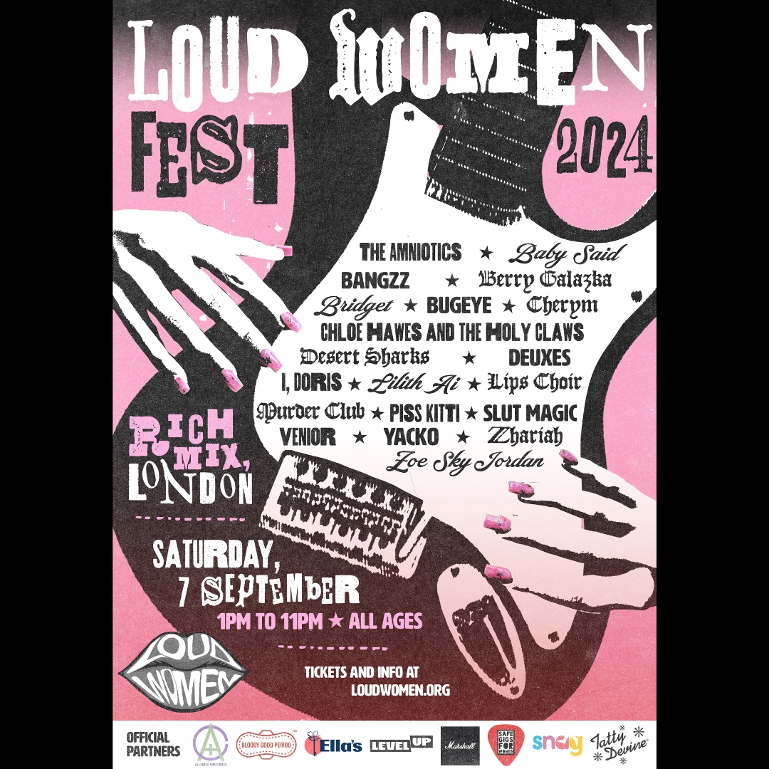 π LOUD WOMEN π (@loudwomenclub) on Twitter photo Full #LOUDWOMENFest2024 lineup:
#BabySaid #Bangzz <a href="/berrygalazka/">Berry Galazka</a> <a href="/briiiiidgget/">Bridget.</a> <a href="/Bugeyeband/">Bugeye</a> <a href="/cherymofficial/">CHERYM</a> @desert_sharks <a href="/DeuxesUK/">Deuxes</a> <a href="/idorisband/">I, Doris</a> <a href="/lilithaimusic/">lilith_ai</a> @Lips_Choir @Murderclubuk <a href="/pisskitti/">PISS KITTI</a> <a href="/slutmagicmusic/">Slut Magic</a> <a href="/TheAmniotics/">The Amniotics</a> <a href="/VeniorOfficial/">VENIOR</a> <a href="/yacko/">yacko</a> <a href="/QueenZhariah/">VANITY OUT NOW!</a> #zoeskyjordan
π Full #LOUDWOMENFest2024 lineup:
#BabySaid #Bangzz <a href="/berrygalazka/">Berry Galazka</a> <a href="/briiiiidgget/">Bridget.</a> <a href="/Bugeyeband/">Bugeye</a> <a href="/cherymofficial/">CHERYM</a> @desert_sharks <a href="/DeuxesUK/">Deuxes</a> <a href="/idorisband/">I, Doris</a> <a href="/lilithaimusic/">lilith_ai</a> @Lips_Choir @Murderclubuk <a href="/pisskitti/">PISS KITTI</a> <a href="/slutmagicmusic/">Slut Magic</a> <a href="/TheAmniotics/">The Amniotics</a> <a href="/VeniorOfficial/">VENIOR</a> <a href="/yacko/">yacko</a> <a href="/QueenZhariah/">VANITY OUT NOW!</a> #zoeskyjordan
π