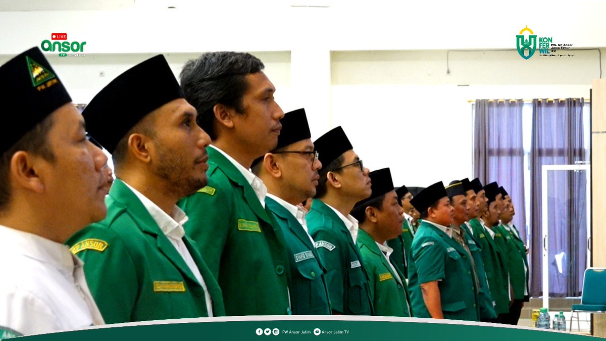 pwansorjatim's tweet photo. Pelaksanaan Pra Konferensi Wilayah Pimpinan Wilayah Gerakan Pemuda Ansor Jawa Timur di PP Bahrul Huda, Tuban 
Ahad, 21 Juli 2024

#PraKonferwilAnsorJatimXV https://t.co/bqJJZz1g1y