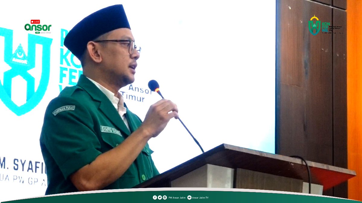 pwansorjatim's tweet photo. Pelaksanaan Pra Konferensi Wilayah Pimpinan Wilayah Gerakan Pemuda Ansor Jawa Timur di PP Bahrul Huda, Tuban 
Ahad, 21 Juli 2024

#PraKonferwilAnsorJatimXV https://t.co/bqJJZz1g1y