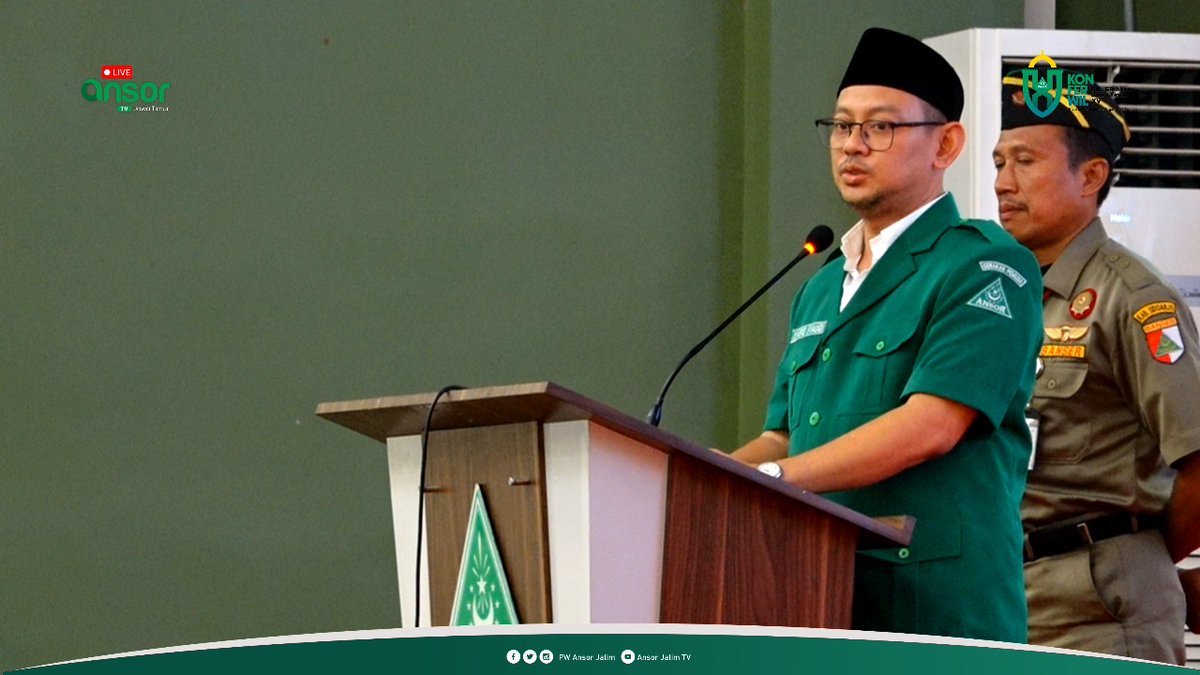 pwansorjatim's tweet photo. Pelaksanaan Pra Konferensi Wilayah Pimpinan Wilayah Gerakan Pemuda Ansor Jawa Timur di PP Bahrul Huda, Tuban 
Ahad, 21 Juli 2024

#PraKonferwilAnsorJatimXV https://t.co/bqJJZz1g1y