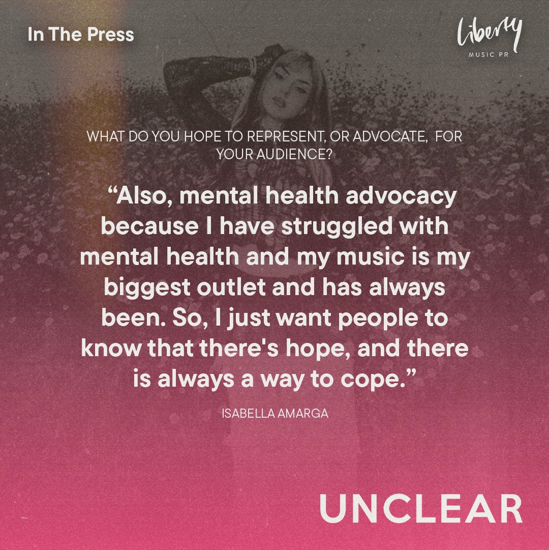 LibertyMusicPR's tweet photo. โจ Introducing @bellaamarga! ๐ถ๐ Featured in @unclearmag's July Issue, Isabella's soulful melodies and powerful lyrics are capturing hearts everywhere. Her latest album showcases her exceptional talent and artistry.
#IsabellaAmarga #UnclearMagazine https://t.co/swJZrwpWbd