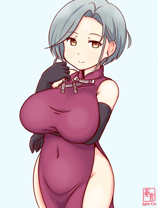 「私は夕雲型駆逐艦。一層励みます…♪」

#艦これ版真剣お絵描き60分一本勝負_20240721
#玉波 