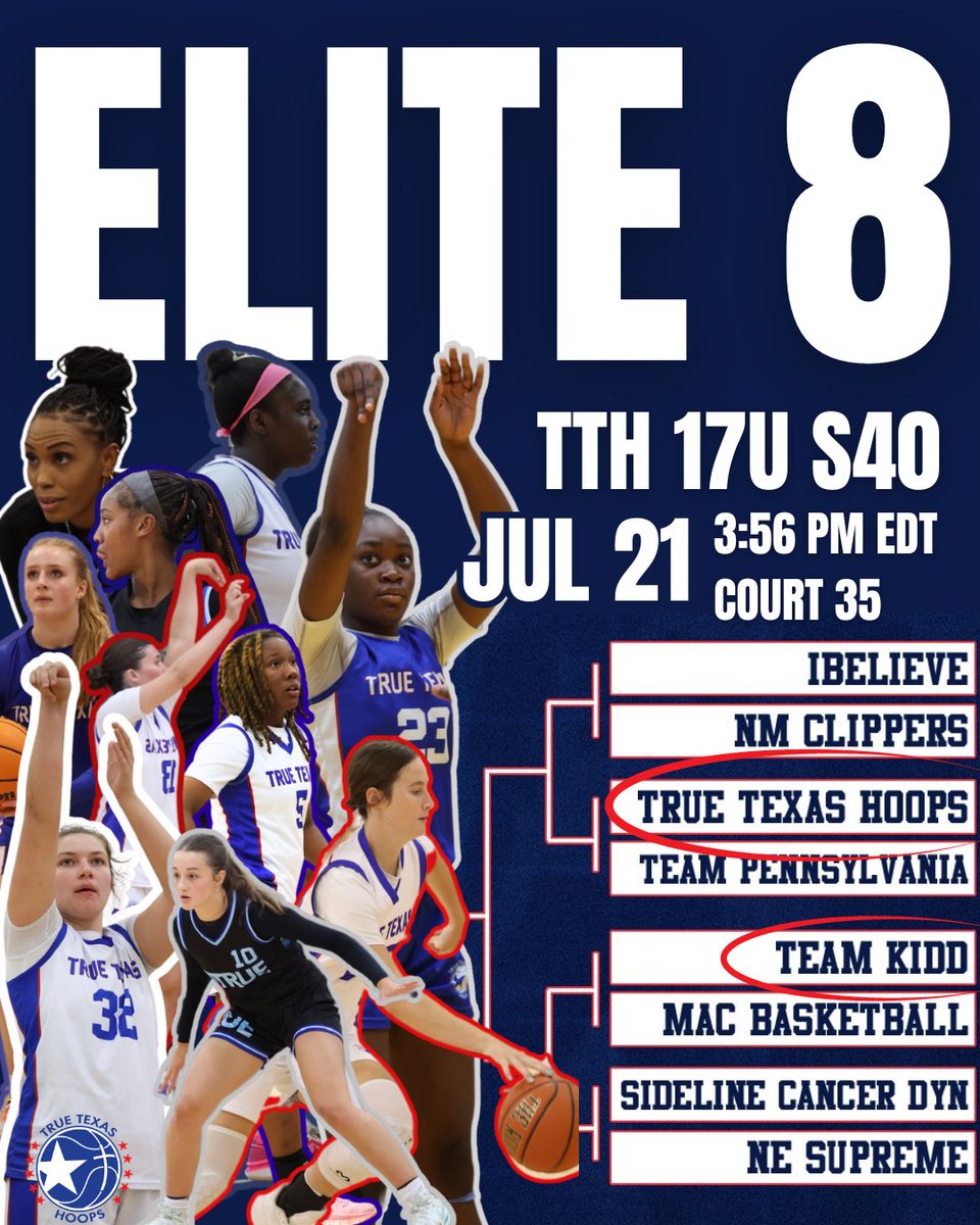 True Texas Hoops | Select 40 Circuit (@truetexashoops) on Twitter photo TX ๐ CA 17U matchup you donโt want to miss! Weโd love to see you there!
<a href="/MrsBoyd32/">Casey Jackson Boyd</a>
<a href="/aolani_woldai/">AolaniWoldai</a> <a href="/julie_kasonga2/">Julie Kasonga</a> <a href="/payton_green13/">payton</a> <a href="/Maya_Bujak/">Maya Bujak</a> <a href="/MiaGraceDelahoz/">MiaGrace Delahoz</a> <a href="/sydneejones06/">Sydnee Jones</a> <a href="/sema_udo/">Sema Udo</a> <a href="/kaitlynmcadoo/">Kaitlyn</a> Tatum Vroonland
<a href="/SelectEventsBB/">Select Events Basketball</a> | S40 FINALE TX ๐ CA 17U matchup you donโt want to miss! Weโd love to see you there!
<a href="/MrsBoyd32/">Casey Jackson Boyd</a>
<a href="/aolani_woldai/">AolaniWoldai</a> <a href="/julie_kasonga2/">Julie Kasonga</a> <a href="/payton_green13/">payton</a> <a href="/Maya_Bujak/">Maya Bujak</a> <a href="/MiaGraceDelahoz/">MiaGrace Delahoz</a> <a href="/sydneejones06/">Sydnee Jones</a> <a href="/sema_udo/">Sema Udo</a> <a href="/kaitlynmcadoo/">Kaitlyn</a> Tatum Vroonland
<a href="/SelectEventsBB/">Select Events Basketball</a> | S40 FINALE