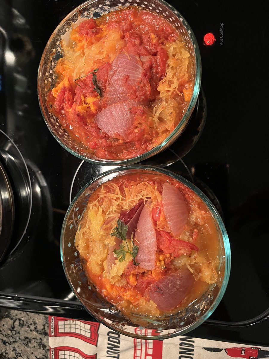 C2Chelli's tweet photo. #icookthatswatido yes, I took a little break… early day today. Here’s spaghetti squash with sweet potatoes and pork medallions #sundayeats #myhappyplace https://t.co/fYX8uJcL2s