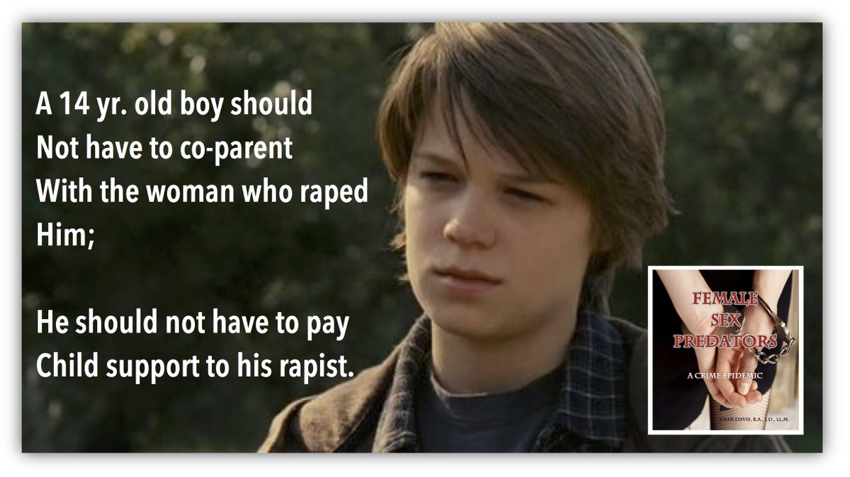 31 year old woman rapes boy.  She gets pregnant.  Stupid Colorado judge says no jail for her and boy must pay child support to her.

Getting the picture about female pedos yet?