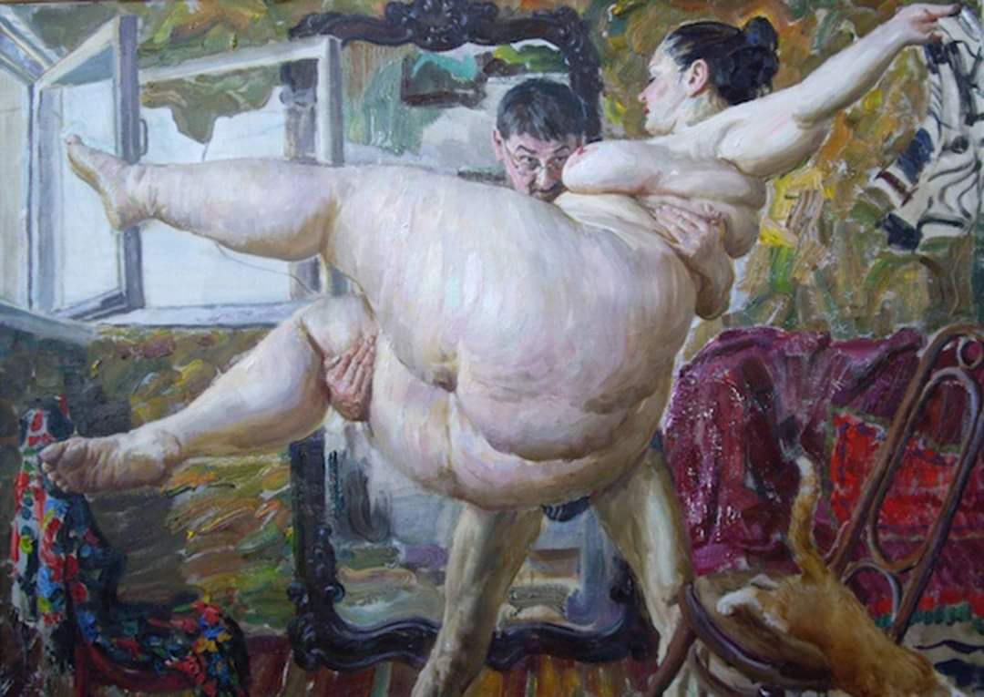 Museums would be based if they had more art like this. 

"Samovar" by Viktor Lyapkalo