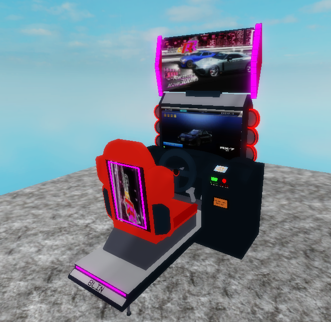 iblinx3's tweet photo. Wangan Midnight Maximum Tune 6RR arcade cabinet fully modelled in Roblox with unions. Not very detailed, more towards simple build

#Roblox #RobloxDev #RobloxBuilds https://t.co/XPPS0NR1L5