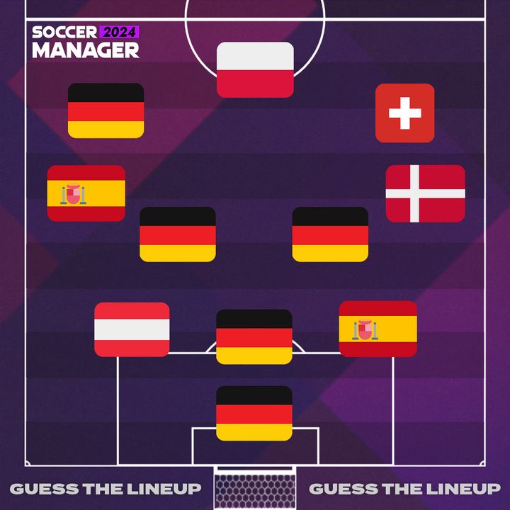 InvncblsGames's tweet photo. Guess The Lineup time!
Can you work out the team from this formation of flags? 🤔
#SM24 https://t.co/wRUkB3Qr9S