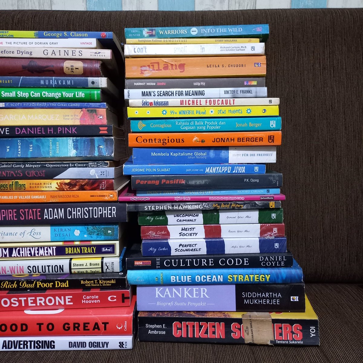 pawkucingkecil's tweet photo. WTS Buku 📚📚
✨️Terimakasih untuk RT dan like nya yaa ✨️
#zonauang
All Original
2 sisi kiri bahasa inggris
1 sisi kanan bahasa indonesia

🛒Ada marketplace (shopee &amp; tokopedia) ada free ongkir jugaa
📍Domisili jogja https://t.co/aX5wZH2zOq