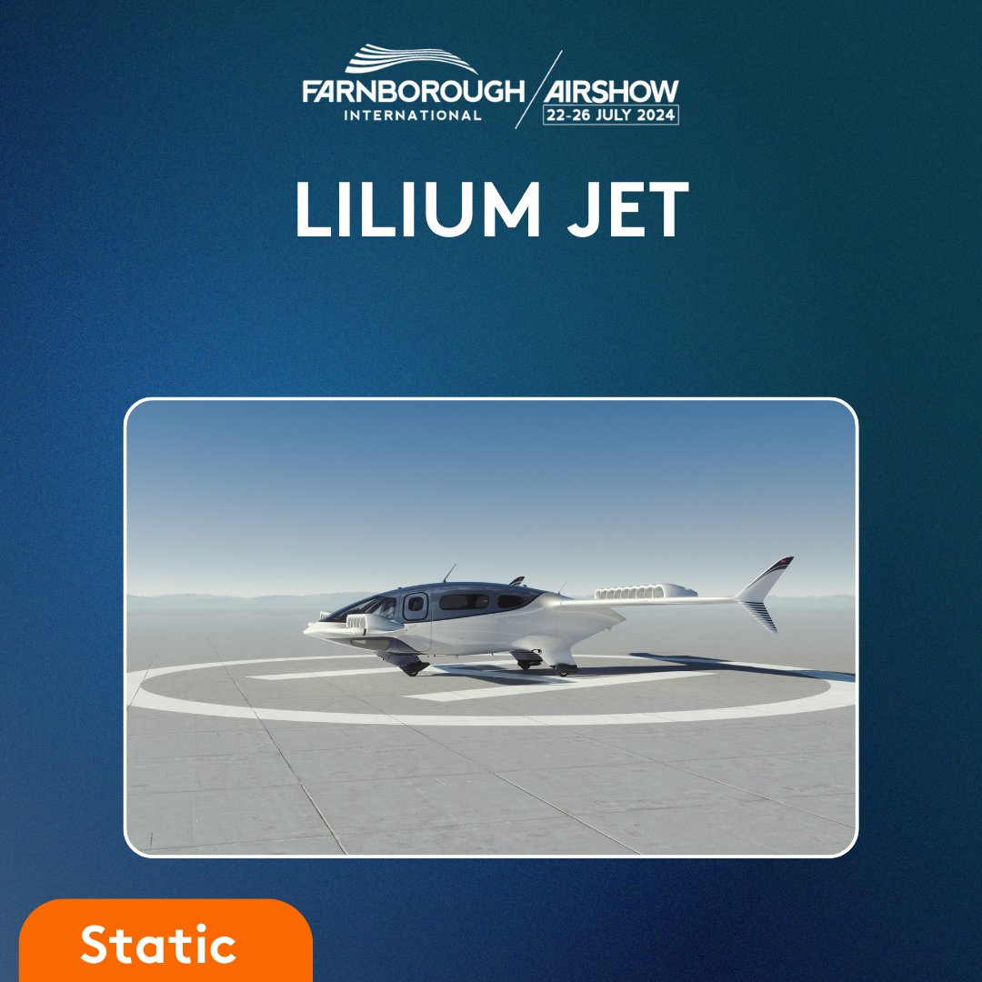 🚀 See the future of advanced air mobility at the Farnborough International Airshow! 🚁

Lilium is showcasing their cutting-edge technology at STAND 2110. 

Don't miss this chance to witness the innovation shaping tomorrow's skies.✨

#FIA2024 #Lilium #GUAAS24