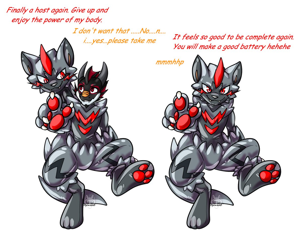 Raze_Drake (@raze_drake_sdl) on Twitter photo looks like a zeroara caught me. at first i resisted but it felt so good and comfortable, so i just gave up and now serve as his host and battery.
great artwork by <a href="/HypnosisWolf/">HypnosisWolf</a> looks like a zeroara caught me. at first i resisted but it felt so good and comfortable, so i just gave up and now serve as his host and battery.
great artwork by <a href="/HypnosisWolf/">HypnosisWolf</a>