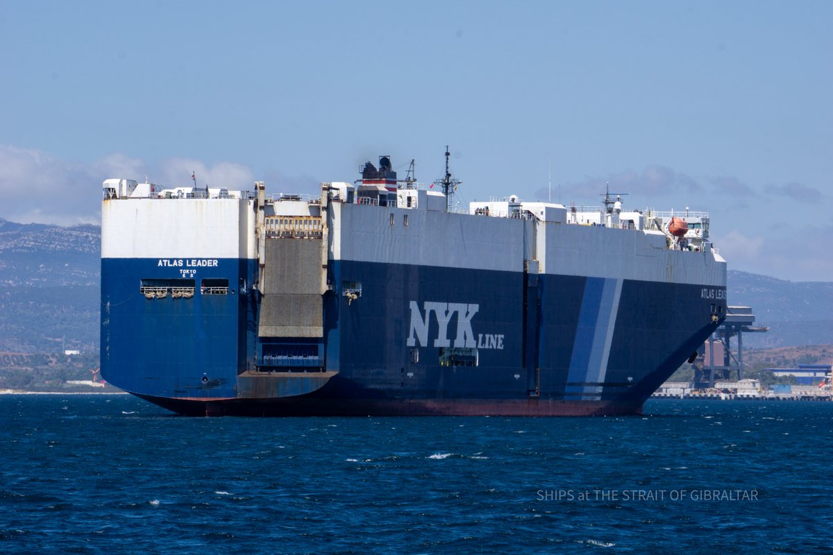 mi6o25's tweet image. This was a great ship to get close to and watch it depart from Algeciras, Spain, full videos on SHIPS at THE STRAIT OF GIBRALTAR on YouTube 
ATLAS LEADER
21 July 2024

#ships
#vehiclescarrier
#algeciras #spain #shipspotting #atlasleader