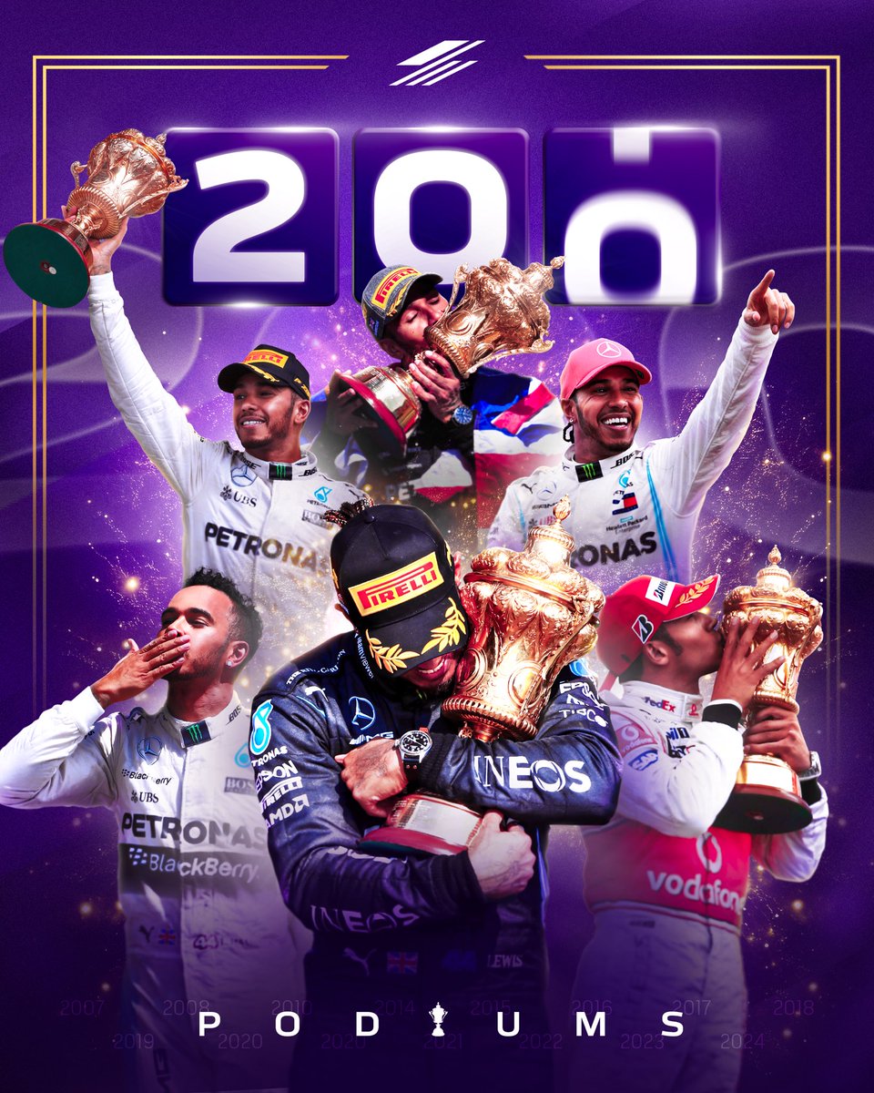 MAKE THAT 2⃣0️⃣0️⃣ 

<a href="/LewisHamilton/">Lewis Hamilton</a> brings home P3 at the #HungarianGP
