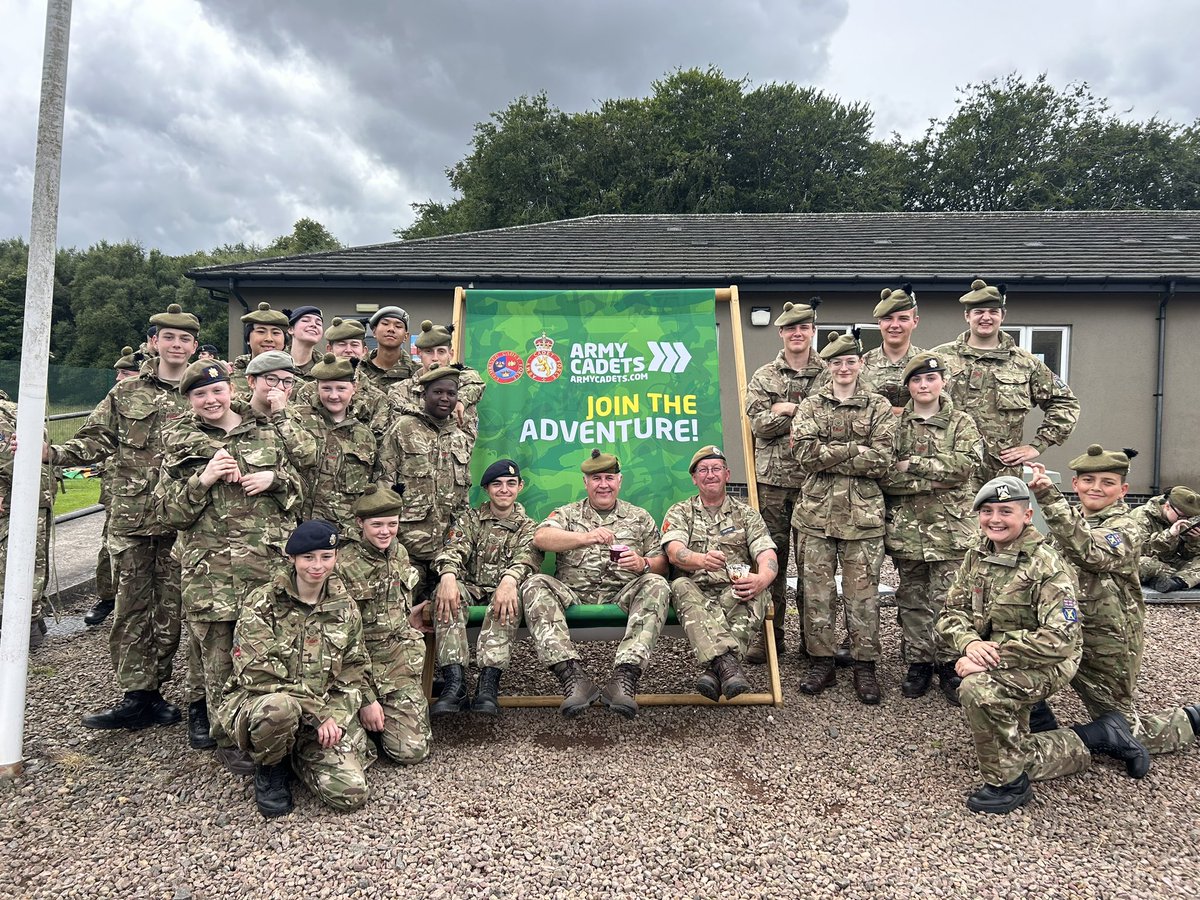 End of a fantastic week 1 of our three week annual camp and time to say goodbye to our Alma and Kohima 1 star cadets. Everyone treated to an ice cream as a reward for effort. Top cadets- Top Staff