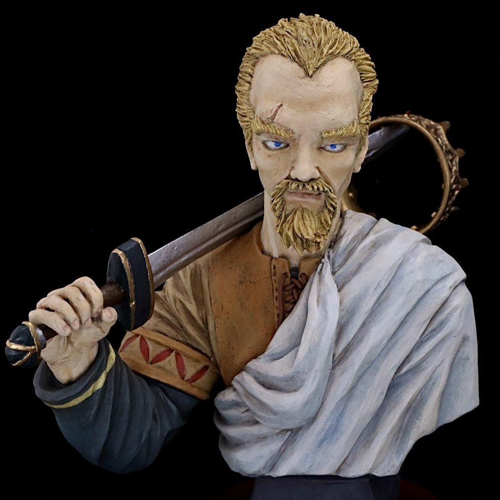 完成しました！ んだっちゃ屋 1/7 アシェラッド胸像 原型:元・伍長さん