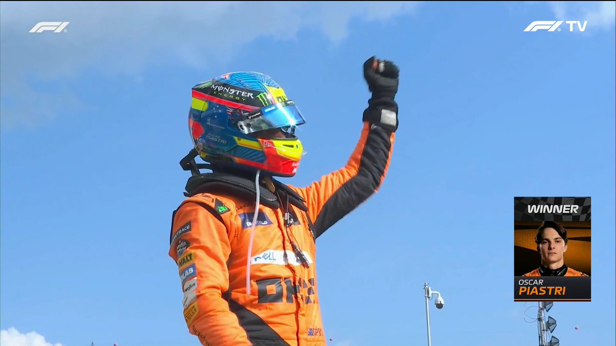 La joie d'Oscar Piastri 🙌🧡

#F1 #HungarianGP 🇭🇺