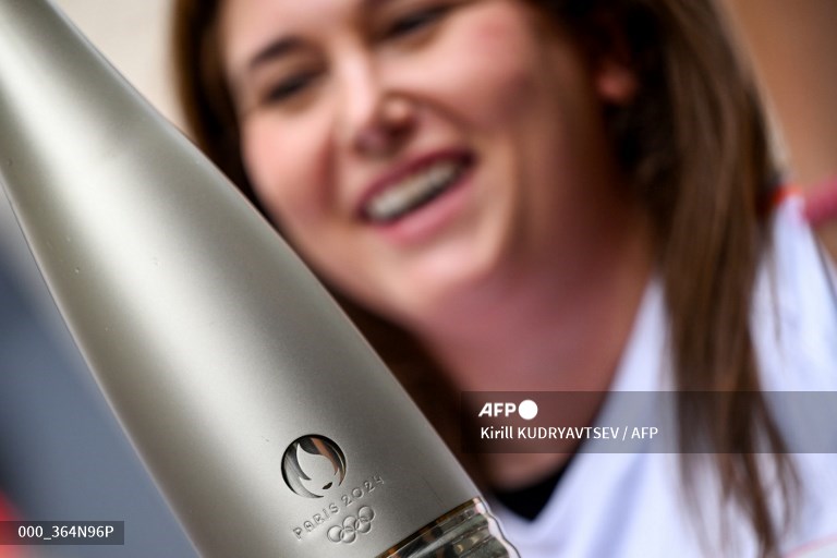 #AFP journalists wonded in Lebanon join Olympic torch relay. 
📸Dimitar Dilkoff 
📸<a href="/LuisRobayo/">Luis Robayo</a>
📸<a href="/MartinBureau1/">Martin Bureau</a>
📸Kirill Kudryavtsev